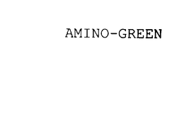 AMINO-GREEN trademark