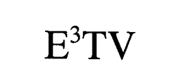 E3TV trademark