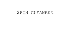 SPIN CLEANERS trademark