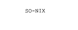 SO-NIX trademark