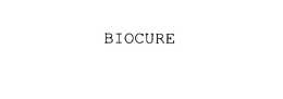BIOCURE trademark