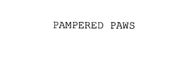 PAMPERED PAWS trademark