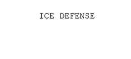 ICE DEFENSE trademark