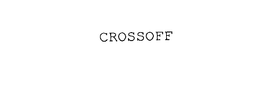 CROSSOFF trademark