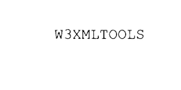 W3XMLTOOLS trademark