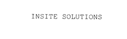 INSITE SOLUTIONS trademark