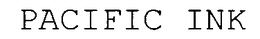 PACIFIC INK trademark