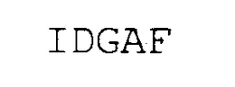 IDGAF trademark