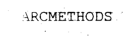 ARCMETHODS trademark