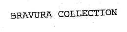 BRAVURA COLLECTION trademark