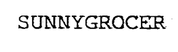 SUNNYGROCER trademark