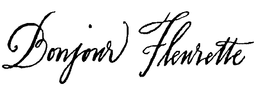 BONJOUR FLEURETTE trademark