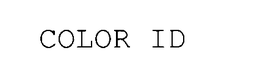 COLOR ID trademark