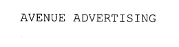 AVENUE ADVERTISING trademark
