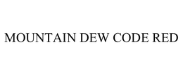 MOUNTAIN DEW CODE RED trademark