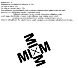 MIXM trademark