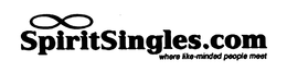 SPIRITSINGLES.COM WHERE LIKE-MINDED PEOPLE MEET trademark