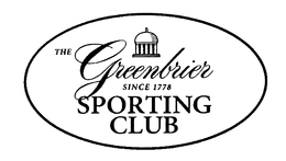 THE GREENBRIER SPORTING CLUB SINCE 1778 trademark