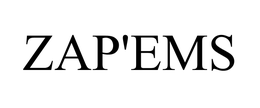 ZAP'EMS trademark