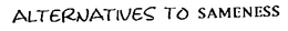 ALTERNATIVES TO SAMENESS trademark