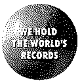 WE HOLD THE WORLD'S RECORDS trademark