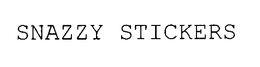 SNAZZY STICKERS trademark