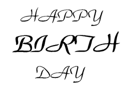 HAPPY BIRTH DAY trademark