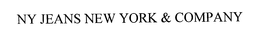 NY JEANS NEW YORK & COMPANY trademark