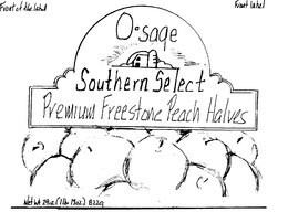 O·SAGE SOUTHERN SELECT PREMIUM FREESTONE PEACH HALVES trademark