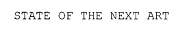 STATE OF THE NEXT ART trademark