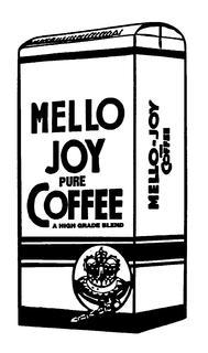 MELLO JOY PURE COFFEE A HIGH GRADE BLEND trademark