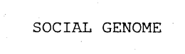 SOCIAL GENOME trademark