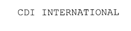 CDI INTERNATIONAL trademark