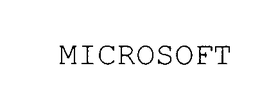 MICROSOFT trademark