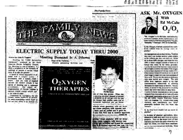 "MR. OXYGEN" ED MCCABE trademark