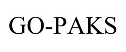 GO-PAKS trademark