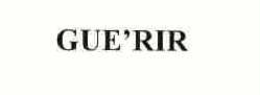 GUE'RIR trademark