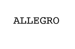 ALLEGRO trademark