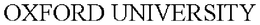 OXFORD UNIVERSITY trademark