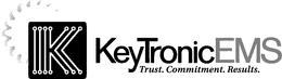 KEYTRONICEMS, TRUST. COMMITTMENT. RESULTS trademark