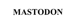 MASTODON trademark