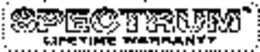 SPECTRUM LIFETIME WARRANTY trademark