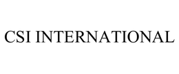CSI INTERNATIONAL trademark