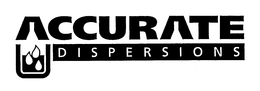 ACCURATE DISPERSIONS trademark