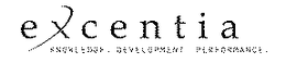 EXCENTIA KNOWLEDGE.DEVELOPMENT.PERFORMANCE. trademark