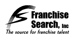 FRANCHISE SEARCH, INC THE SOURCE FOR FRANCHISE TALENT trademark
