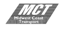 MCT MIDWEST COAST TRANSPORT trademark