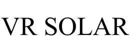 VR SOLAR trademark
