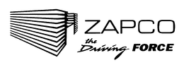 ZAPCO THE DRIVING FORCE trademark