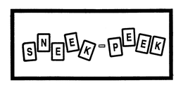 SNEEK- PEEK trademark